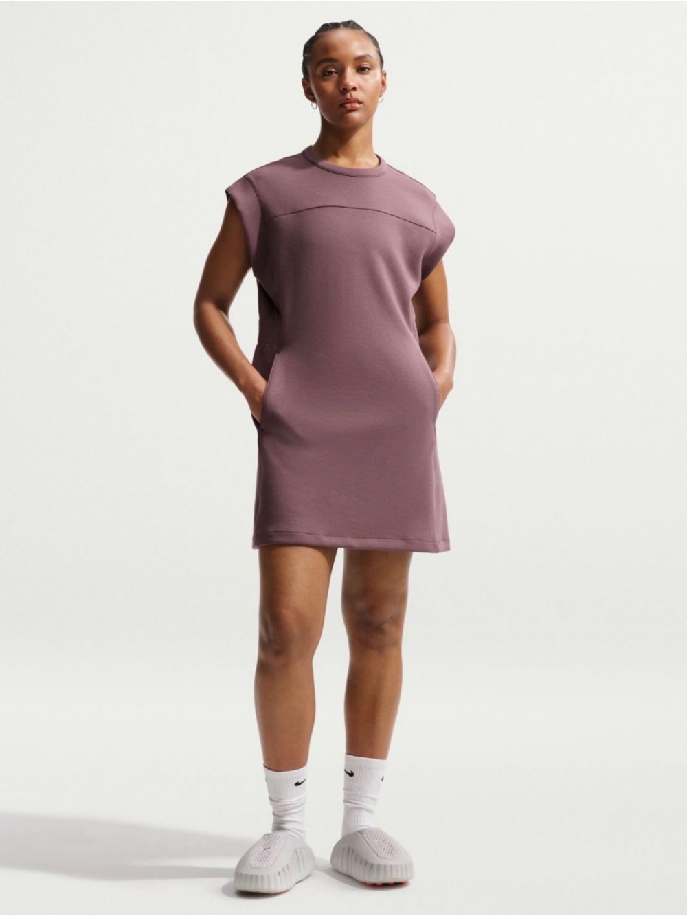 Nike 24.7 ImpossiblySoft Dri-FIT Dress Mauve Women’s XS NWT IR1934-502
